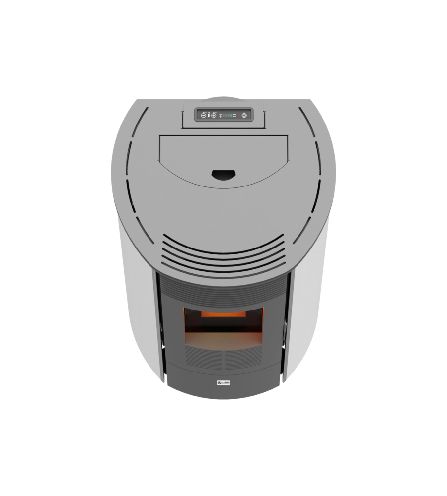 Stufa a pellet canadian stove "columbia 10" bianco 7,8 kw - immagine 4