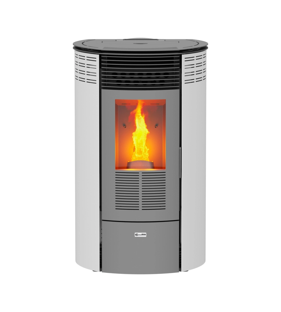 Stufa a pellet canadian stove "columbia 10" bianco 7,8 kw - immagine 5