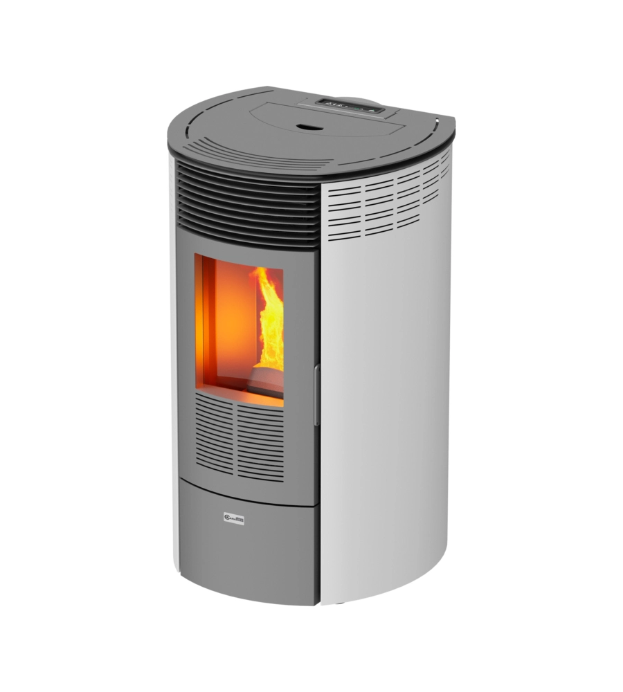 Stufa a pellet canadian stove "columbia 10" bianco 7,8 kw - immagine 6